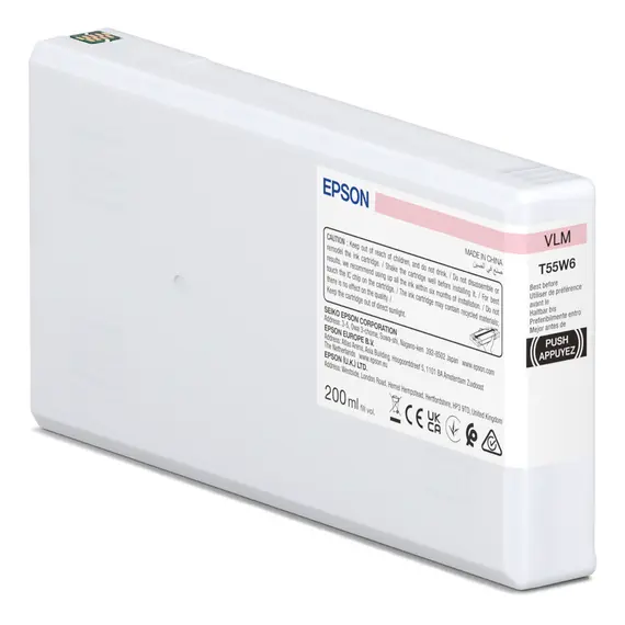 EPSON T55W6 Vivid Light Magenta Ink Cartridge 200ml