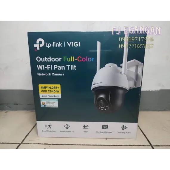 VIGI 4MP Outdoor Full-Color Wi-Fi Pan Tilt Network Camera Fixed Lens 4mm - VIGIC540-W(4mm)