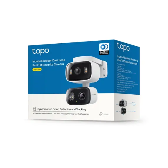TP-LINK Indoor/Outdoor Dual Lens Pan/Tilt Security Camera