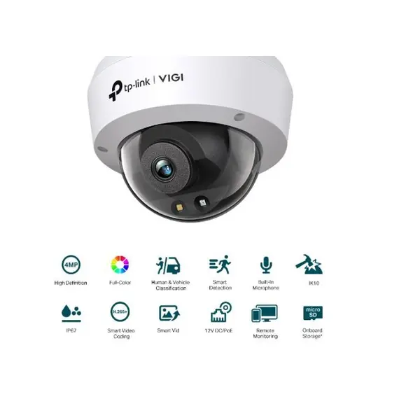TP-LINK VIGI 4MP Full-Color Dome Network Camera