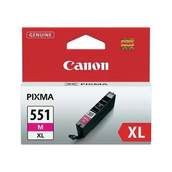 Cartucho de Tinta Original Canon CLI-551M XL Alta Capacidad/ Magenta