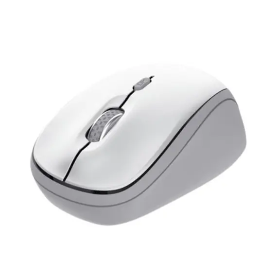 Ratón Mini Inalámbrico Trust Yvi+ Multidispositivo/ Hasta 1600 DPI/ Blanco