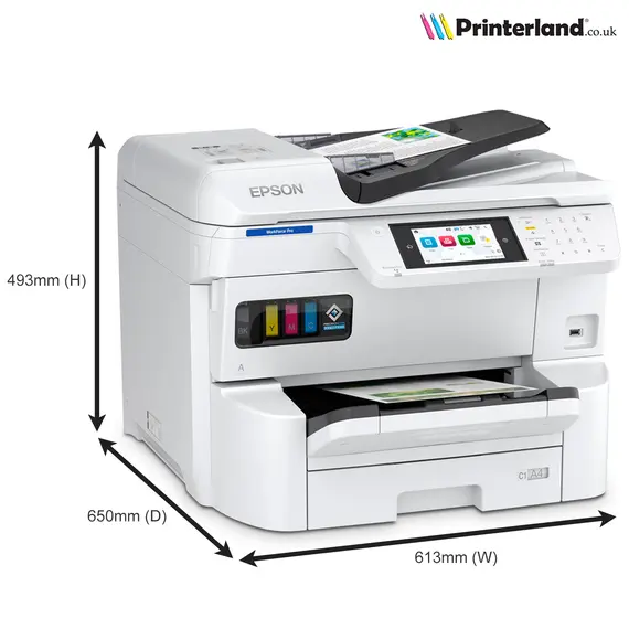 EPSON WORKFORCE PRO EM-C7100DWF INKJET COLOR 25 PPM A3+ SINGLE FUNCTION BLACK PRINTER