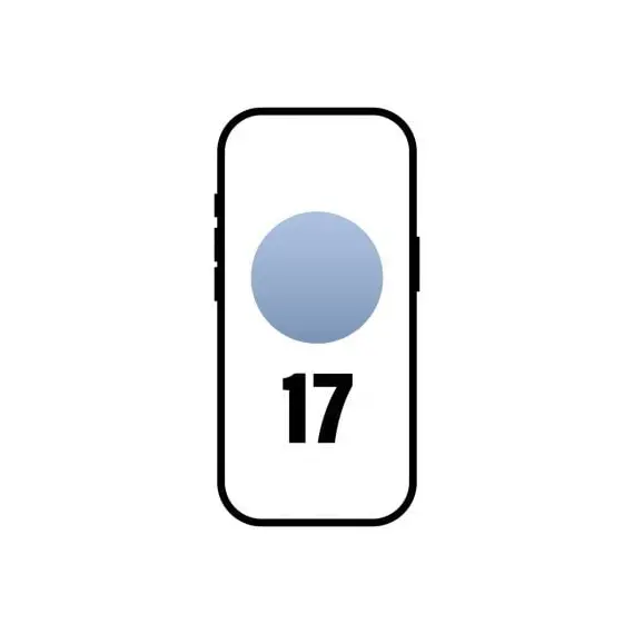 Smartphone Apple iPhone 17 256GB/ 6.3'/ 5G/ Azul Neblina