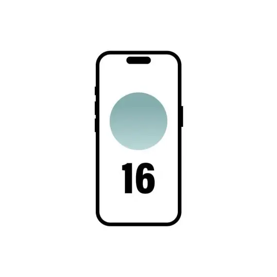 Smartphone Apple iPhone 16 128GB/ 6.1'/ 5G/ Verde Azulado