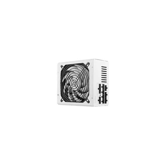 MARS GAMING MPZE750M, 750W FULL-MODULAR PSU 80PLUS SILVER, +87% EFFICIENCY, AI-RPM 14CM FAN, WHITE