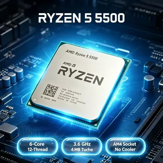 AMD Ryzen 5 5500F 4.4GHz AM4 6C/12T TRAY