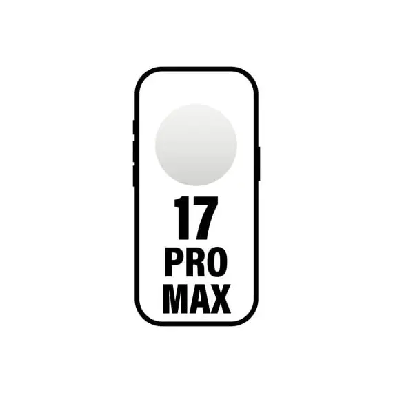 Smartphone Apple iPhone 17 Pro Max 256GB/ 6.9'/ 5G/ Plata
