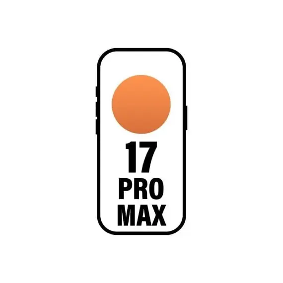 Smartphone Apple iPhone 17 Pro Max 256GB/ 6.9'/ 5G/ Naranja Cósmico