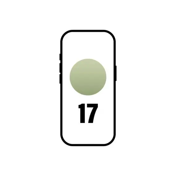 Smartphone Apple iPhone 17 512GB/ 6.3'/ 5G/ Verde salvia