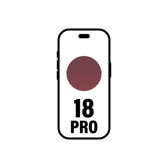 Smartphone Apple iPhone 18 Pro 512GB/ 6.3'/ 5G/ Burdeos