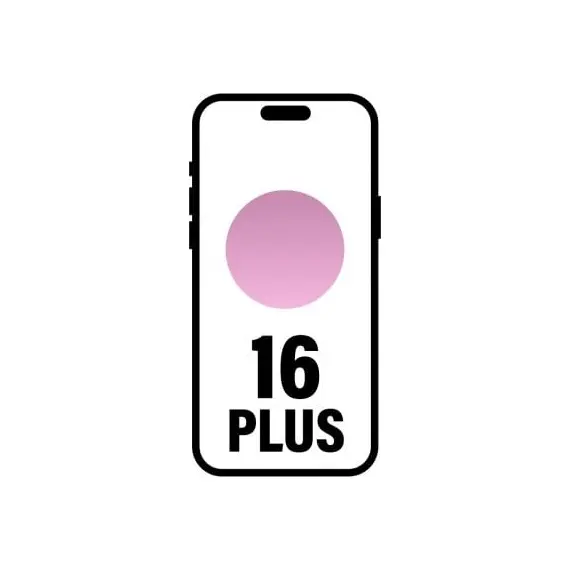 Smartphone Apple iPhone 16 Plus 128GB/ 6.7'/ 5G/ Rosa