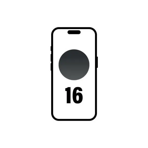 Smartphone Apple iPhone 16 128GB/ 6.1'/ 5G/ Negro