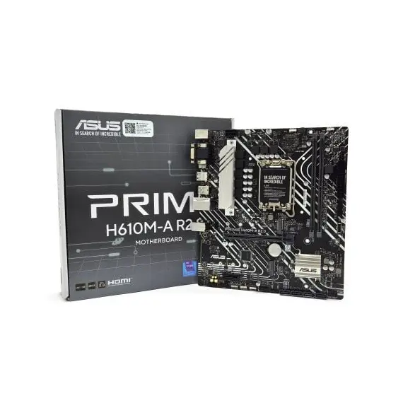 Placa Base Asus Prime H610M-A R2.0/ Socket 1700/ DDR5/ PCIe 4.0/ Micro ATX