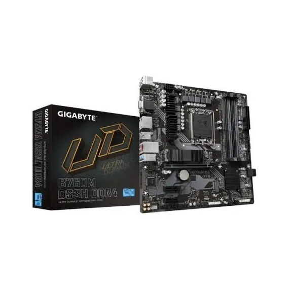 Placa Base Gigabyte B760M DS3H DDR4 Socket 1700/ DDR4/ PCIe 4.0/ Micro ATX