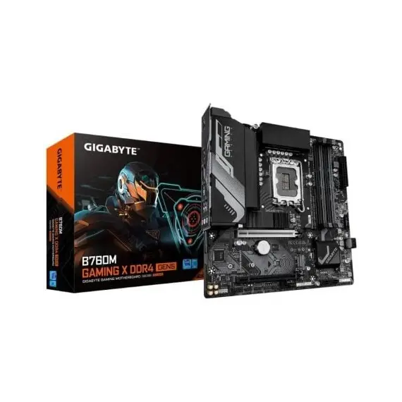 Placa Base Gigabyte B760M Gaming X DDR4 GEN5 Socket 1700/ DDR4/ PCIe 5.0/ Micro ATX