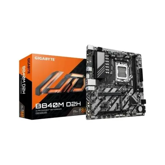 Placa Base Gigabyte B840M D2H Socket AM5/ DDR5/ PCIe 4.0/ Micro ATX