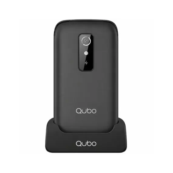 Teléfono Móvil Qubo P-220BKC 4G para Personas Mayores/ Negro