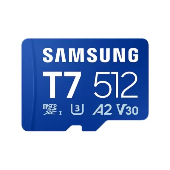 Tarjeta de Memoria Samsung P7 512GB microSD XC/ Clase 10/ 170MBs