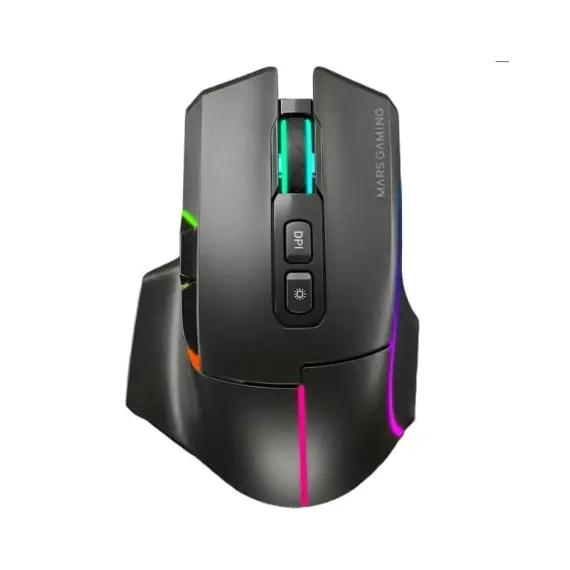 Ratón Inalámbrico Mars Gaming MMW-VECTOR/ Batería Recargable/ Hasta 12000 DPI