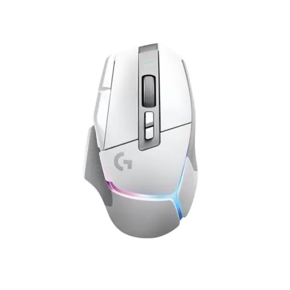 Logitech G G502 X PLUS - Rato - óptico - 11 botões - sem fios - 2.4 GHz - recetor USB Logitech LIGHTSPEED - branco