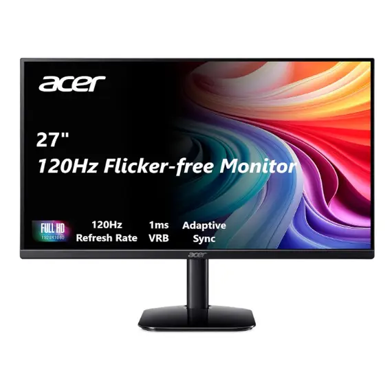 Acer CB272U D6bmiiprcx - CB2 Series - monitor LED - 27" - 2560 x 1440 QHD - 350 cd/m² - HDR10 - 1 ms - 2xHDMI, DisplayPort - altifalantes - preto