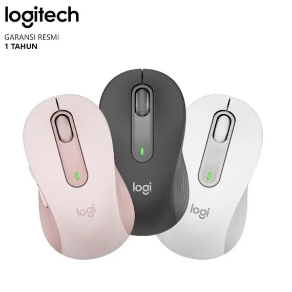 Logitech Signature M520 L for Business - Rato - destros e canhotos - óptico - 4 botões - com cabo - USB-C