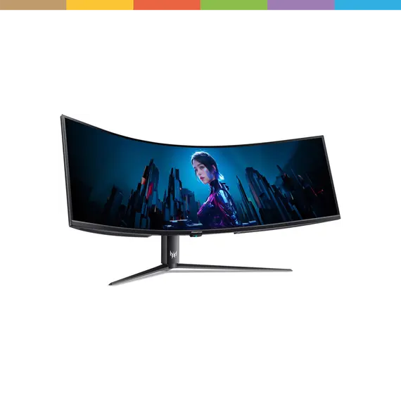 Acer Predator Z57 bmiiphuzx - Z Series - monitor LED - gaming - curvo - 57" (57.1" visível) - 7680 x 2160 Dual UHD @ 120 Hz - VA - 1000 cd/m² - 3000:1