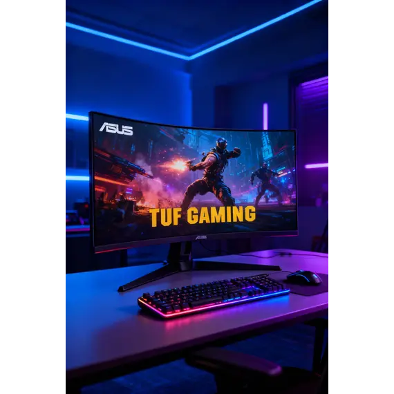 ASUS TUF Gaming VG32AQL1A - Monitor LED - gaming - 32" - 2560 x 1440 QHD @ 170 Hz - Fast IPS - 400 cd/m² - 1000:1 - DisplayHDR 400 - 1 ms - 2xHDMI, Di