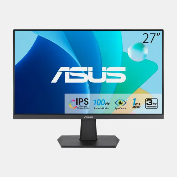 ASUS VZ27EHF-W - Monitor LED - 27" - 1920 x 1080 Full HD (1080p) @ 100 Hz - IPS - 250 cd/m² - 1300:1 - 1 ms - HDMI