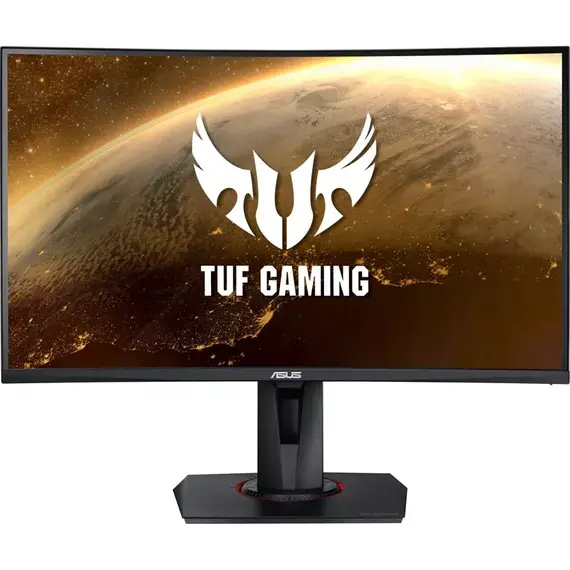 ASUS TUF Gaming VG27VQ - Monitor LED - gaming - curvo - 27" - 1920 x 1080 Full HD (1080p) @ 165 Hz - VA - 400 cd/m² - 3000:1 - HDR10 - 1 ms - HDMI, DV