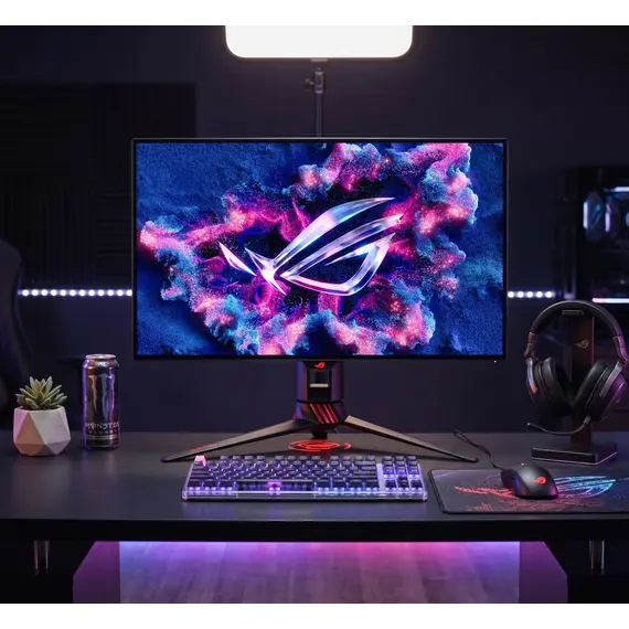 ASUS ROG Swift 360Hz PG27AQN - Monitor LED - gaming - 27" - 2560 x 1440 QHD @ 360 Hz - Fast IPS - 600 cd/m² - 1000:1 - DisplayHDR 600 - 1 ms - 3xHDMI,
