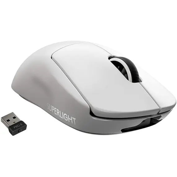 Logitech G PRO X SUPERLIGHT 2 SE - Rato - gaming - óptico - 5 botões - sem fios - 2.4 GHz - recetor USB Logitech LIGHTSPEED - branco