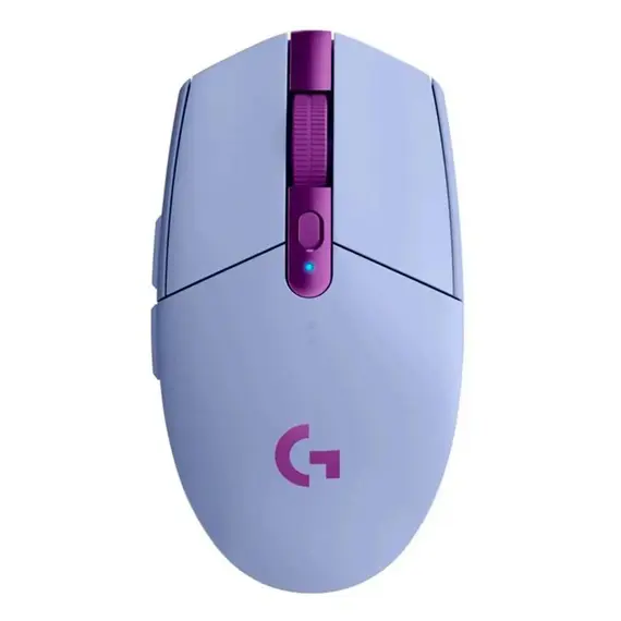 Logitech G G305 - Rato - óptico - 6 botões - sem fios - 2.4 GHz - receptor sem fio USB - lilás