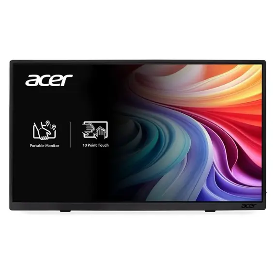 Acer PM161W bmiuux - PM1 Series - monitor LED - 16" - portátil - 1920 x 1200 WUXGA - IPS - 220 cd/m² - 1000:1 - HDR10 - 6 ms - Mini HDMI, 2xUSB-C - al