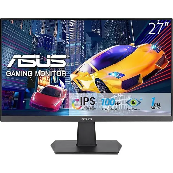 ASUS VA27DQFr - Monitor LED - gaming - 27" - 1920 x 1080 Full HD (1080p) @ 100 Hz - IPS - 250 cd/m² - 1000:1 - 1 ms - HDMI, VGA, DisplayPort - altifal