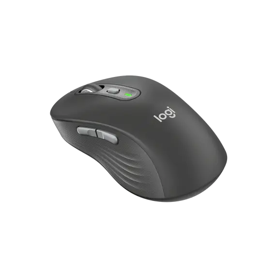 Logitech Signature M750 - Rato - óptico - 6 botões - sem fios - 2.4 GHz, Bluetooth - recetor USB Logitech Logi Bolt - grafite