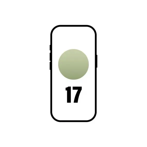 Smartphone Apple iPhone 17 256GB/ 6.3'/ 5G/ Verde salvia