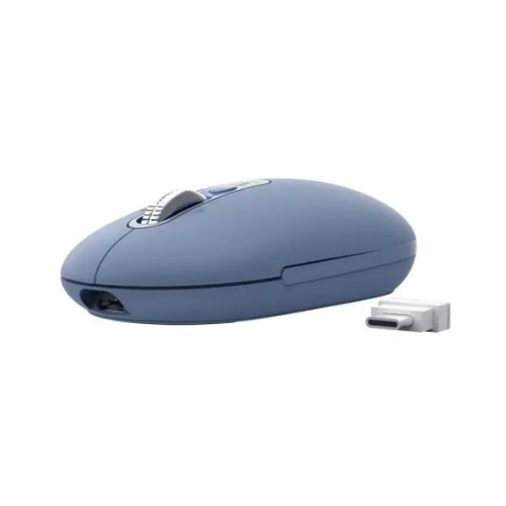Ratón Inalámbrico Trust Seron 26020/ Batería recargable/ Hasta 3200 DPI/ Azul