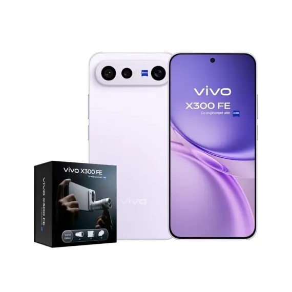 Smartphone Vivo X300 FE 12GB/ 512GB/ 6.31'/ 5G/ Púrpura/ Incluye Extensor Teleobjetivo