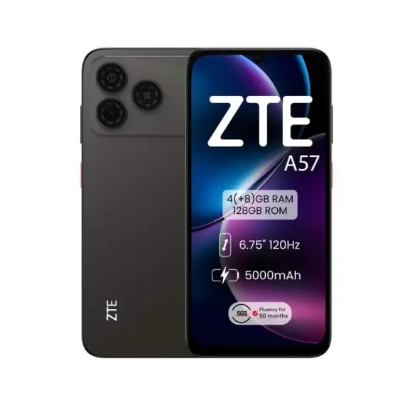 Smartphone ZTE A57 4GB/ 128GB/ 6.75'/ Negro