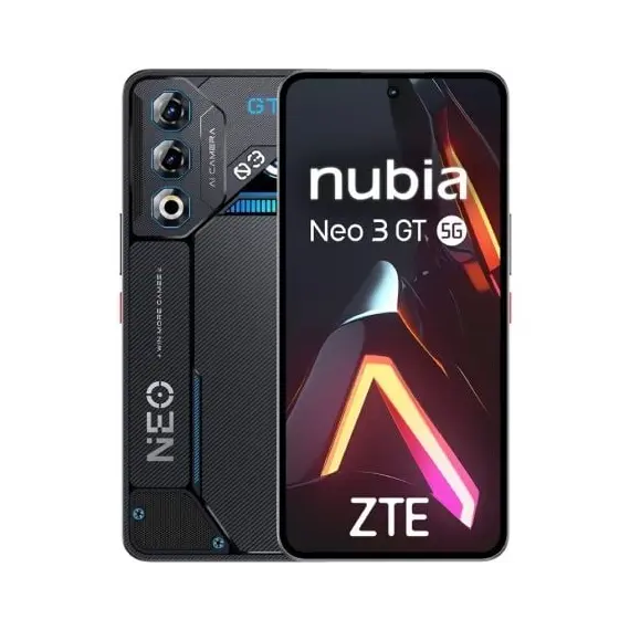 Smartphone ZTE Nubia Neo 3 GT 12GB/ 256GB/ 6.8'/ Negro