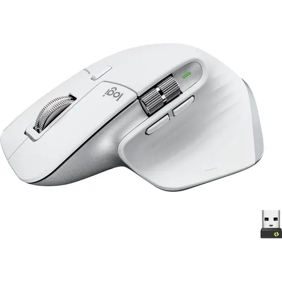 Logitech Master Series MX Anywhere 3S for Mac - Rato - 6 botões - sem fios - Bluetooth - cinza pálido