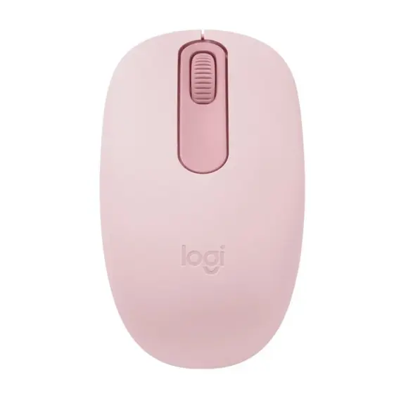 Logitech M196 - Rato - destros e canhotos - óptico - 3 botões - sem fios - Bluetooth - rosa