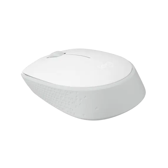 Logitech M171 - Rato - destros e canhotos - óptico - 3 botões - sem fios - 2.4 GHz - receptor sem fio USB - branco sujo
