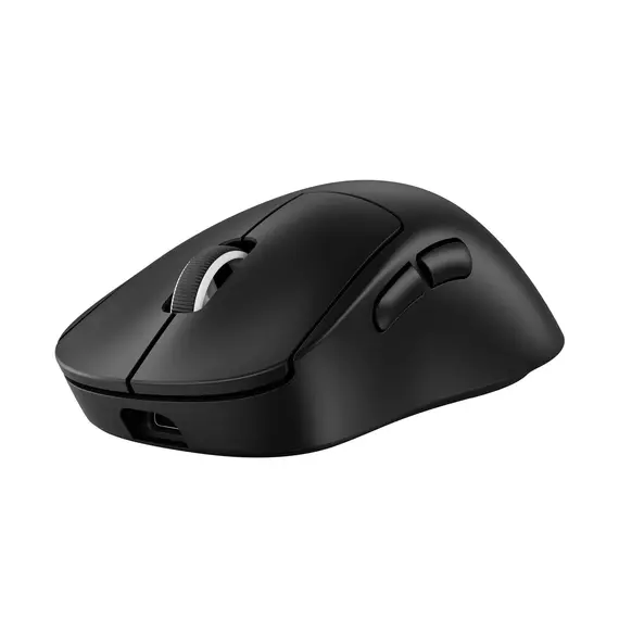 Logitech G PRO X SUPERLIGHT 2 DEX - Rato - ergonómico - para direita - óptico - 5 botões - sem fios, com cabo - 2.4 GHz, USB - preto