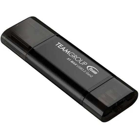 TEAM GROUP X1 128GB USB 3.2 Gen 1 Type-C + Type-A Black
