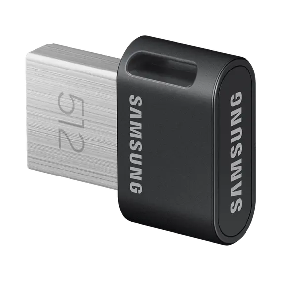 Samsung FIT Plus MUF-512AB - Drive flash USB - 512 GB - USB 3.2 Gen 1 - preto
