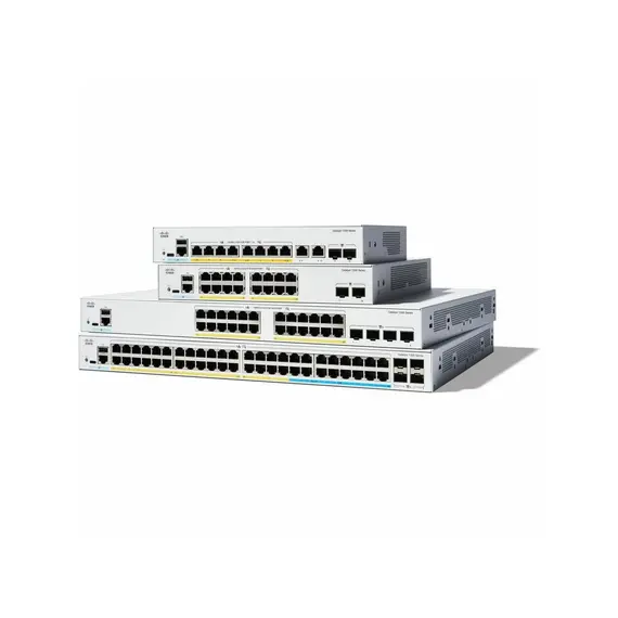 Cisco Meraki Catalyst 9300L-24P-4X - Interruptor - L3 - Administrado - 24 x 10/100/1000 + 4 x 1/10 Gigabit (uplink) - montável em trilho - AC