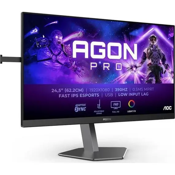 AOC AGON PRO AG256FS - AG6 Series - monitor LED - gaming - 25" (24.5" visível) - 1920 x 1080 Full HD (1080p) @ 390 Hz - Fast IPS - 400 cd/m² - 1000:1